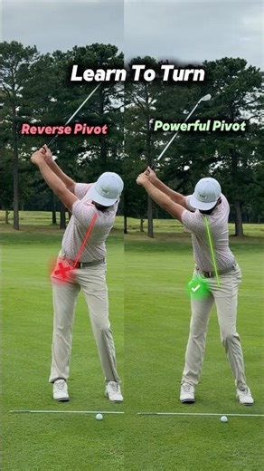 The #1 Fix for a Reverse Pivot Golf Swing (More Power Instantly) ⛳️ #golf #shorts