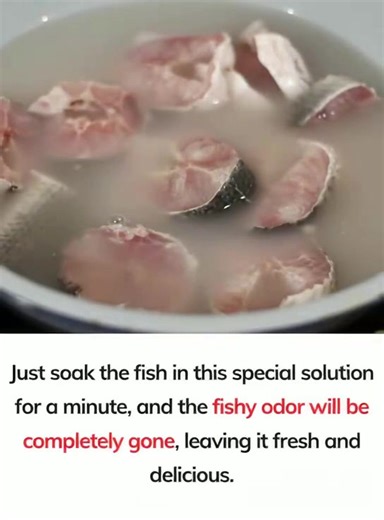 787K views · 332 reactions | Simply soak the fish in this special solution for just one minute, and the fishy odor will completely disappear. The fish will regain its fresh and delicious taste. | Video Feed | Facebook