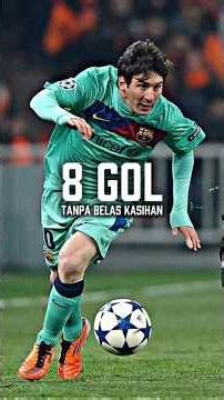 Jangan bangga dengan 8 gol, karena Barcanya Messi pernah beberapa kali melakukanya #messi #barcelona
