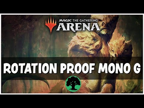 ROTATION PROOF MONO GREEN AGGRO - Standard MTG Arena Deck Guide