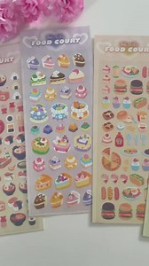Food Sticker Sheet, Dessert Sticker Sheet, Cute Food Stickers - Etsy