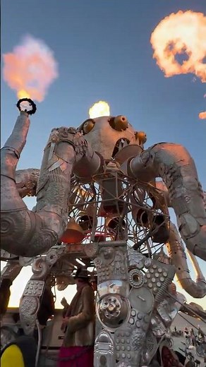 Sunset Burning Man 2026, Black Rock City, Nevada, Axis Mundi #burningmanproject #blackrockdesert US