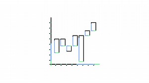 Download Waterfall Chart Icon in Line Style of nice animated for your videos, easy to use with Transparent Background for free