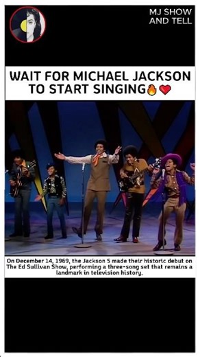 The Jackson 5 left No Crumbs On The Ed Sullivan Show In 1969🔥#shortsfeed #mj