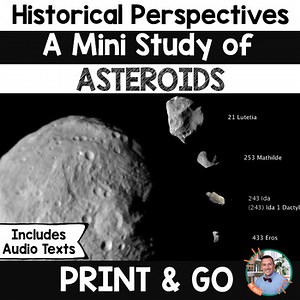 A Study of Asteroids: Space Science Activities & Reading Passages Grades 3-5