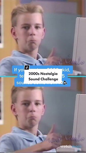 2000s Kids‼️Can you tell us where these sounds come from? 👀🔈 #2000s #2000sthrowback #2000skids #challenge #watchmojo #nostalgia #childhood