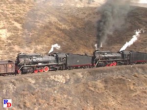 With lots of coal and cheap labor, real steam railroading in China lasted into the 21st Century! Here we see daily life and some incredible action on a branch line at Chendge, China and a nearby mountain pass. From the Pentrex show "China Steam Spectacular" https://rfd.video/ChinaSteam | Steam Giants