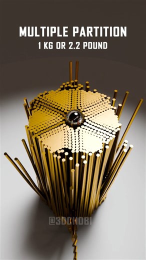 3DChobi on Instagram: "Watch Golden Heptagon Satisfying Demolition and partition into 13713 Hexagonal Prism #satisfying #animation #3dart #reels #fblifestyle"