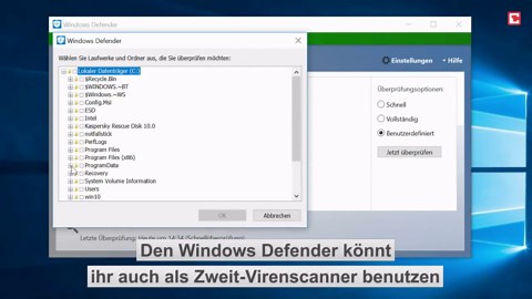Windows Defender tunen: Mehr Sicherheit für Windows