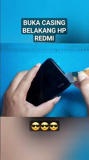 Buka Casing Belakang HP REDMI NOTE 8 / BACKDOR
