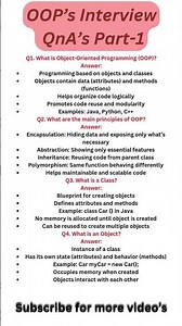 Top OOPS (Object-Oriented Programming) Interview Questions and Answers – Part 1 | Java, Python, C++