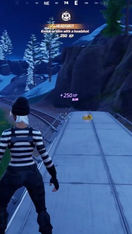 He missed the TRAIN in FORTNITE 😭