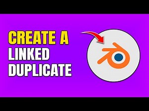 How To Create Linked Duplicates in Blender