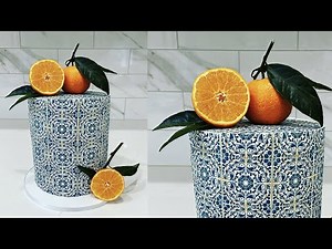 Tile cake technique made with fondant | Cake decorating tutorials | Sugarella Sweets