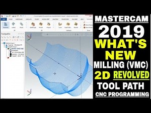 Mastercam 2019 tutorials for beginners in Hindi | Revolved tool path mastercam | Mastercam tutorials