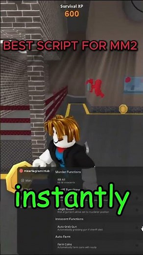 CRAZIEST Murder Mystery 2 Script NOKEY 🌊Auto Farm #roblox #mm2 #murdermystery2 #murdermystery2script
