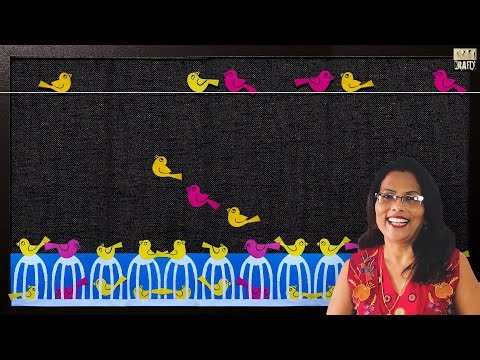 🌸 Beautiful Bird Cage Border Design | DIY Bulletin Board | Birds & Freedom Theme 🕊️ | 5 Min. Design