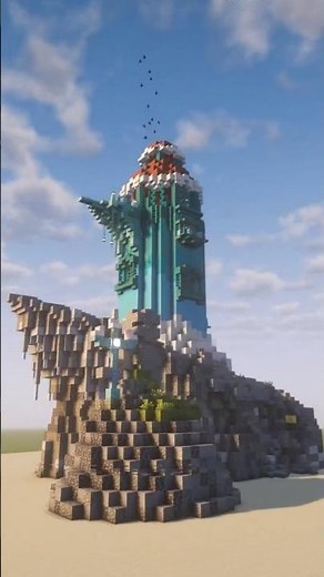 Ocean Palace Build | Insporation from @ldshadowlady The Ocean queen | #minecraft #ocean #queen