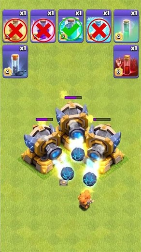 Can Super Wizard Destroy Ricochet Cannon with Spells? 😱 | Clash of Clans