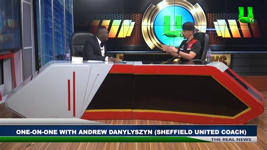 A Must-Watch: Akrobeto's hilarious interview with Andrew Danylyszyn, Sheffield United Coach on #RealNews! | UTV Ghana