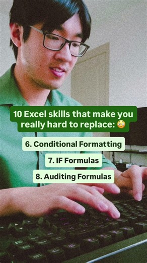 10 Excel skills that make you hard to replace 😳