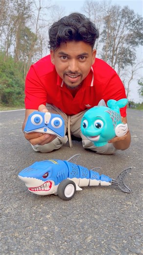 Small Fish🐠 Vs RC Shark Fish 😱