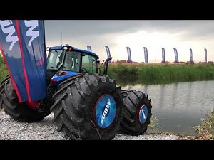 Floating Tractor at 2018 Farm Progress Show Part 2: Mitas Ag Tires