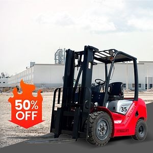 Chinese Four Wheel 3.0 Ton 3.5 Ton 4.0 Tons Fork Lift Mini Small Diesel Forklift