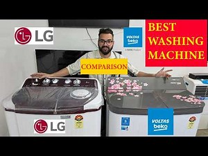 LG vs Voltas Best Semi Automatic Washing Machine 2025 | 8 KG LG Washing Machine Kharide ya Voltas ?