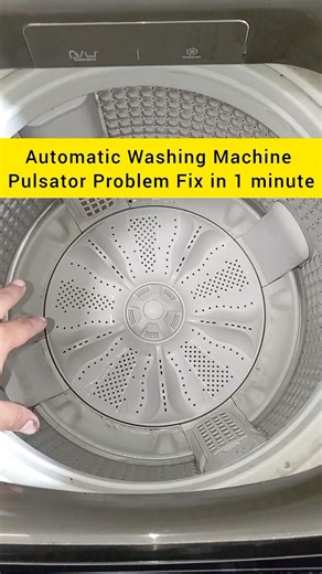 Automatic Washing Machine Pulsator Problem fix 1minute #washingmachine #youtubeshorts #viralshorts