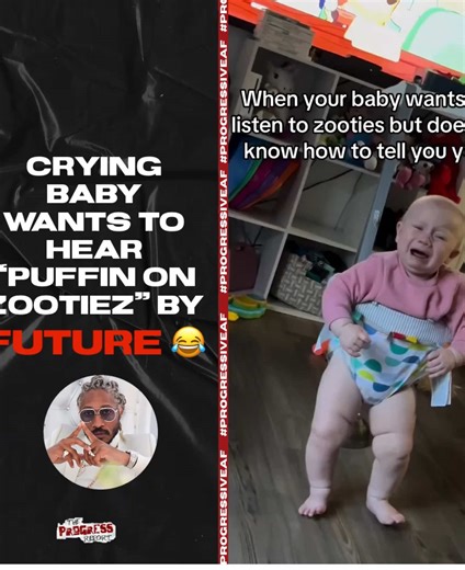 Too funny 😂 Crying baby just wants to hear Future’s “Puffin on Zootiez” song 🎵 Classmates drop your favorite song by Future in the comments #TheProgressReport #TPRMediaGroup