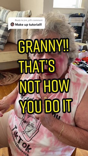 Reply to @jrm_p3 #winner #makeup #tutorial #OMG #hilarious #wrong #grouchygranny #granny #grandma #heygranny #badgranny #over80 #fye #mac #vivaglam