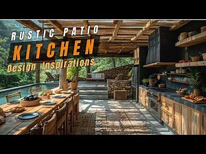 Transform Your Backyard: Rustic Patio Kitchen Ideas