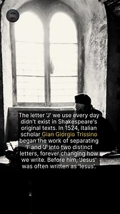 The letter J is a surprisingly recent addition to our alphabet. | The History Archives