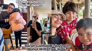 73K views · 3.3K reactions | Sarah Lahbati sasalubungin ang New Year sa bohol kasama ang two kids habang si Richard nagsosolo sa Japan | Latest Scoop | Facebook