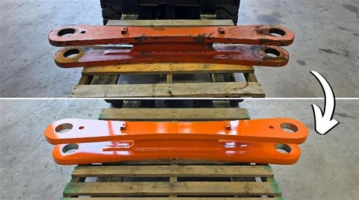 Hitachi EH4000 track rod overhaul