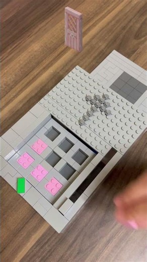 Crafting Minecraft Cherry Door BUT Lego! 🍒