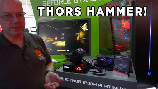 ASUS ROG goodies at Computex 2018! Including new THOR PSU!