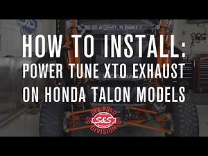 S&S - Off Road Division - How to Install Power Tune XTO muffler on Honda Talon