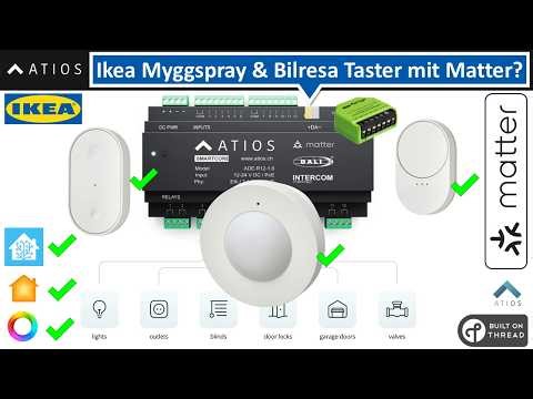Ikea Myggspray & Bilresa mit Atios SmartCore! Matter, so einfach ;-)