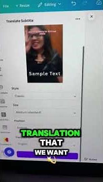 How to Add Translated Subtitles in Canva