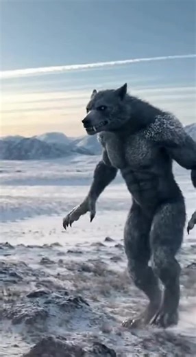 Werewolf Fights Polar Bear #werewolf #polarbear