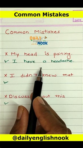 Common Mistakes in English ❌ | Stop These Grammar Errors Now #ytshorts #english #easyenglisheveryday