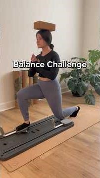 Balance Challenge ⚖️ #balance #pilatesboard #workout #pilates #yoga #balancechallenge