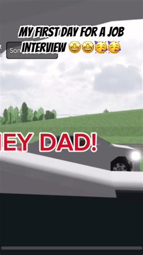 My first day for a job interview #fyp #roblox #trending