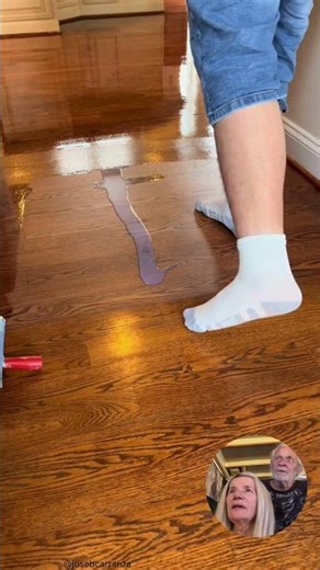 How to Apply Wood Floor Finish Clear Coat #woodflooring #tutorial