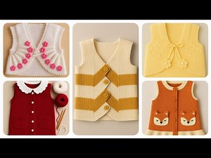 😍The cutest models of girls' vests / for ideas