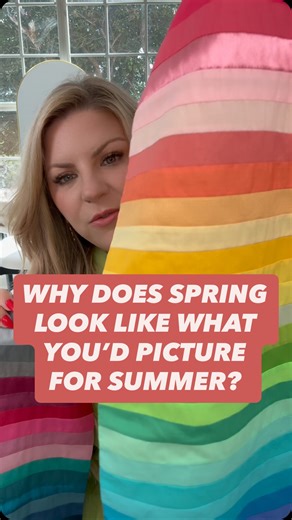 6.6K views · 14 reactions | Why does Spring actually look more like what you’d picture for summer? ☀️ Bright, warm, and full of sunshine… Summer, on the other hand, is soft, cool, and romantic, think sea glass and watercolor shades.   Follow @atxcolorstudio for more color clarity. Which season do you like more? | ATX Color Studio | Facebook
