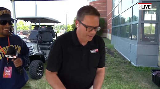 Hey Q102 (WKRQ) - give me a call! I'll take the midnight-6am shift. 😊 And Cassy Arsenault , I'd be honroed to DJ your next get together! 😉 Thanks to Kay for humoring me! Happy high school football is back! 🏈 | Meteorologist John Gumm