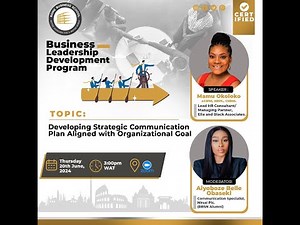 Developing Strategic Communication Plan Aligned with Organizational Goals